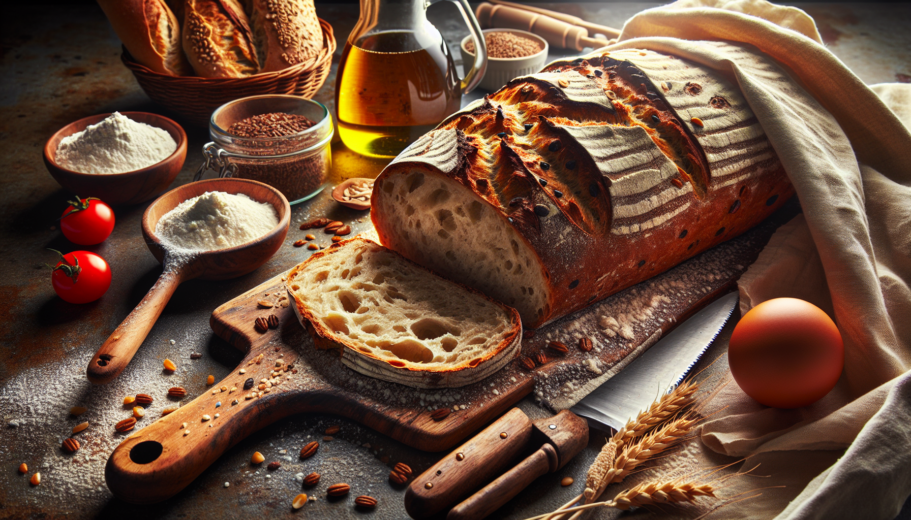 pane fatto in casa con farina 00